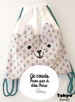 🐻 Kit Couture – Je couds mon sac à dos Ours
