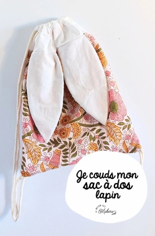 🐰 Kit Couture – Sac à Dos Lapin 