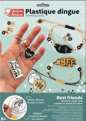 💛 Kit Plastique Dingue Bracelets Best Friends – Graine Créative