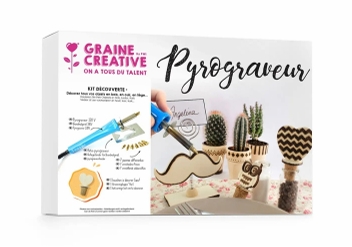 🔥 Kit Pyrogravure – Graine Créative