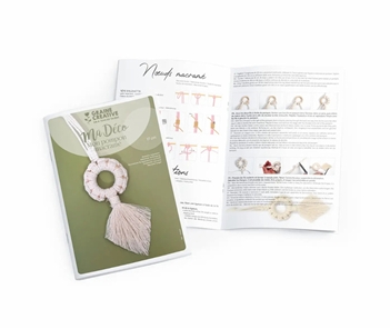 🌿 Kit Macramé Pompon – Graine Créative