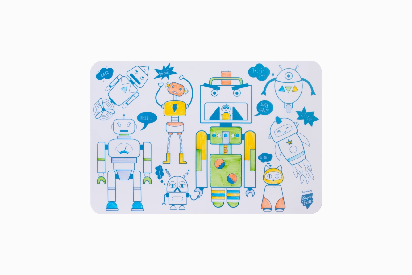 Tapis de jeu mini robot