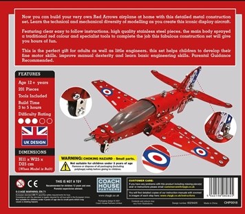 Modèle d’avion Red Arrows en métal