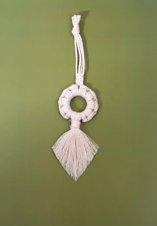 🌿 Kit Macramé Pompon – Graine Créative