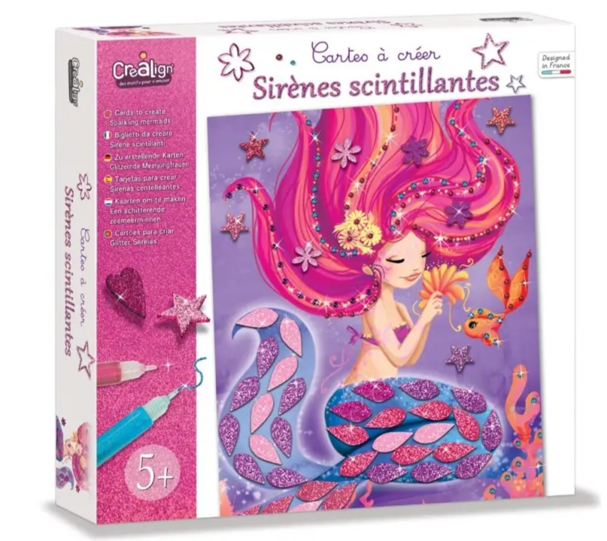 Cartes à créer Sirènes scintillantes