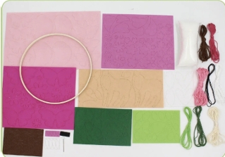 🌿 Kit Mobile à coudre – Suspension Nature