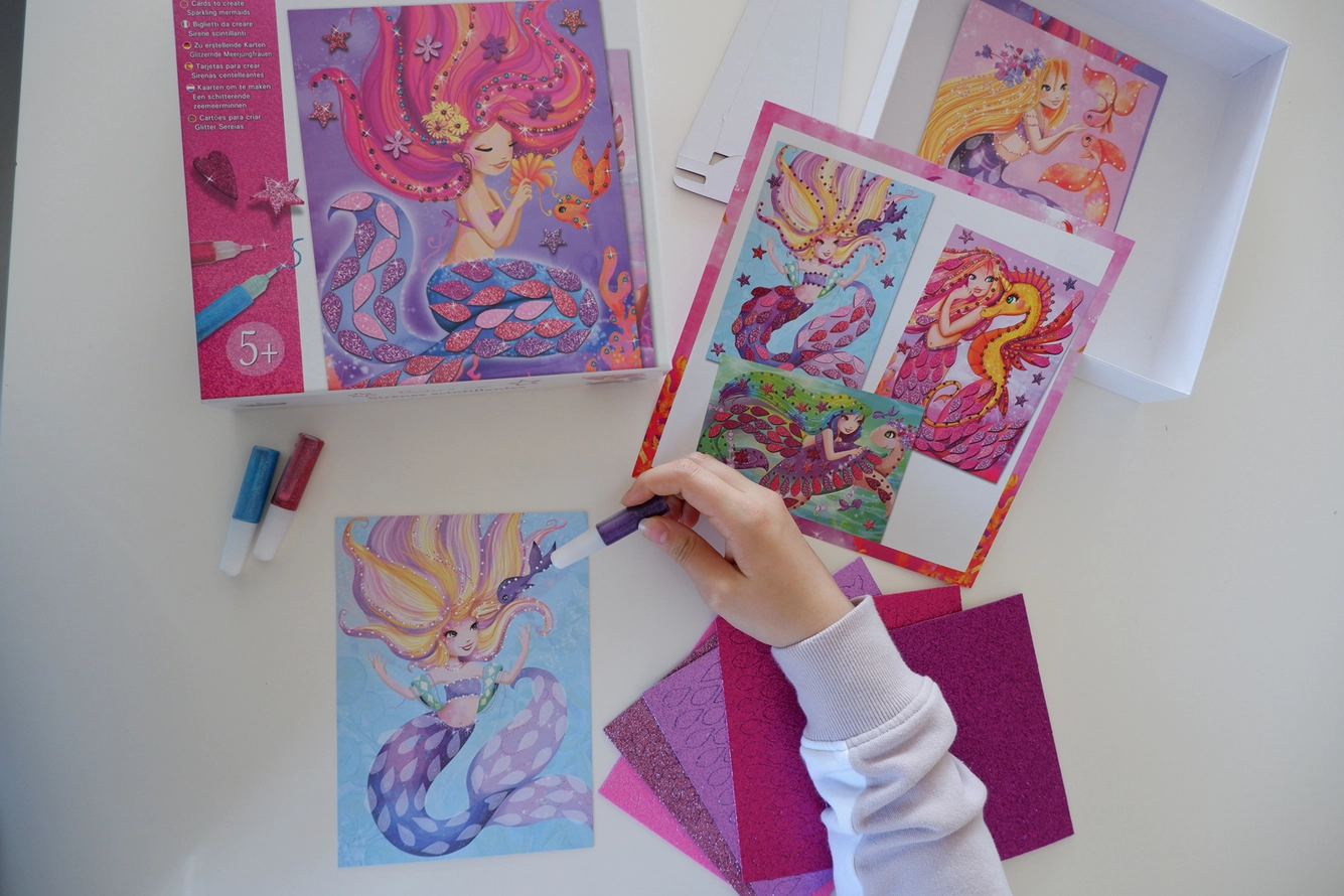 Cartes à créer Sirènes scintillantes