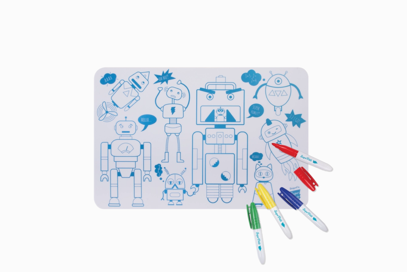 Tapis de jeu mini robot