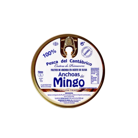 Anchoas Mingo pandereta