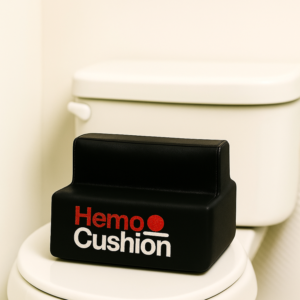 Hemo-Cushion Comfort Aid for fast Hemorrhoid retraction  - Black