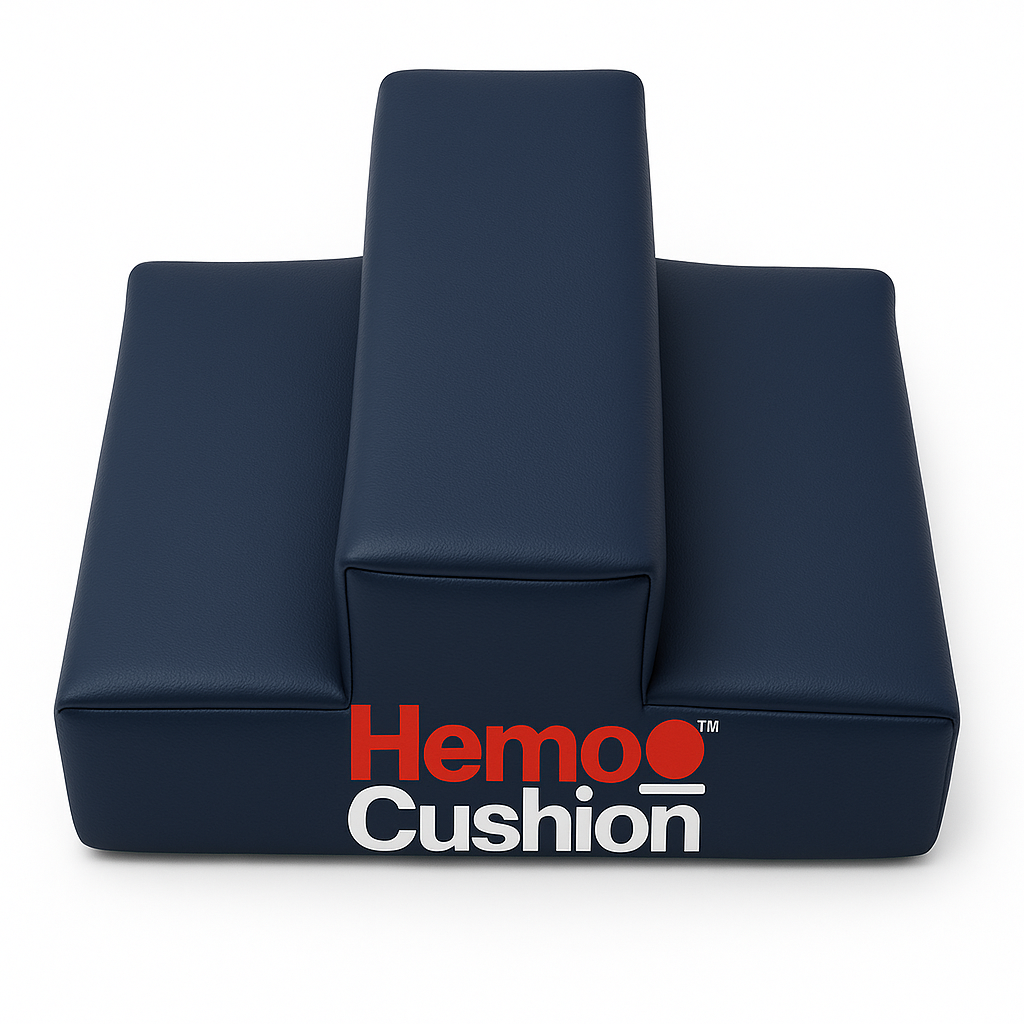 Hemo-Cushion Comfort Aid for fast Hemorrhoid retraction  - Navy Blue