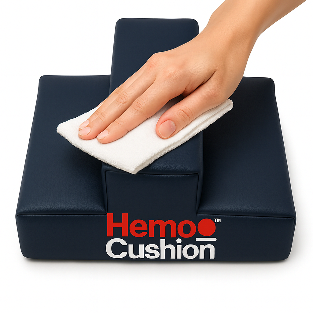Hemo-Cushion Comfort Aid for fast Hemorrhoid retraction  - Navy Blue