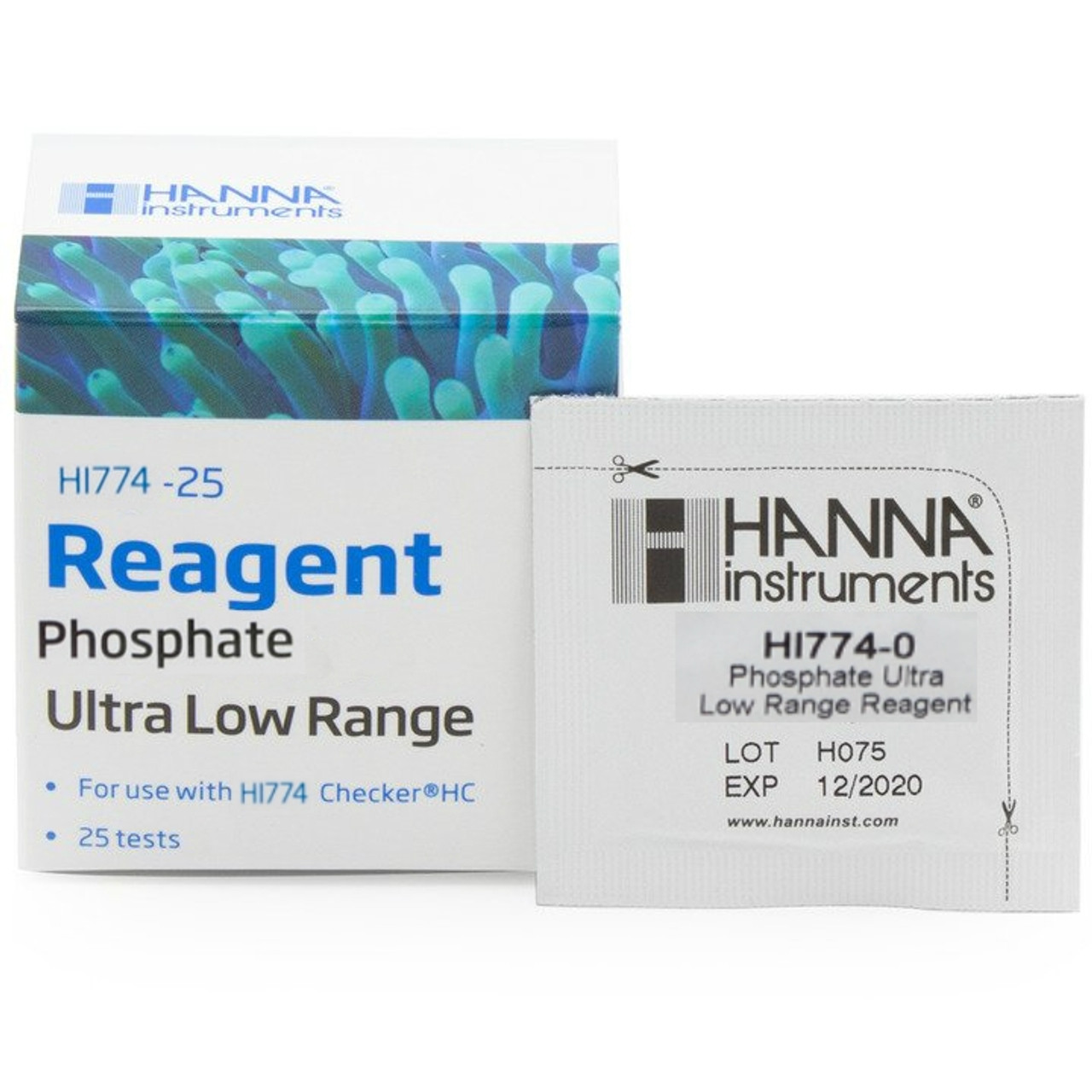 Hanna Marine Ultra Low Range Phosphate Reagents (25 Tests)