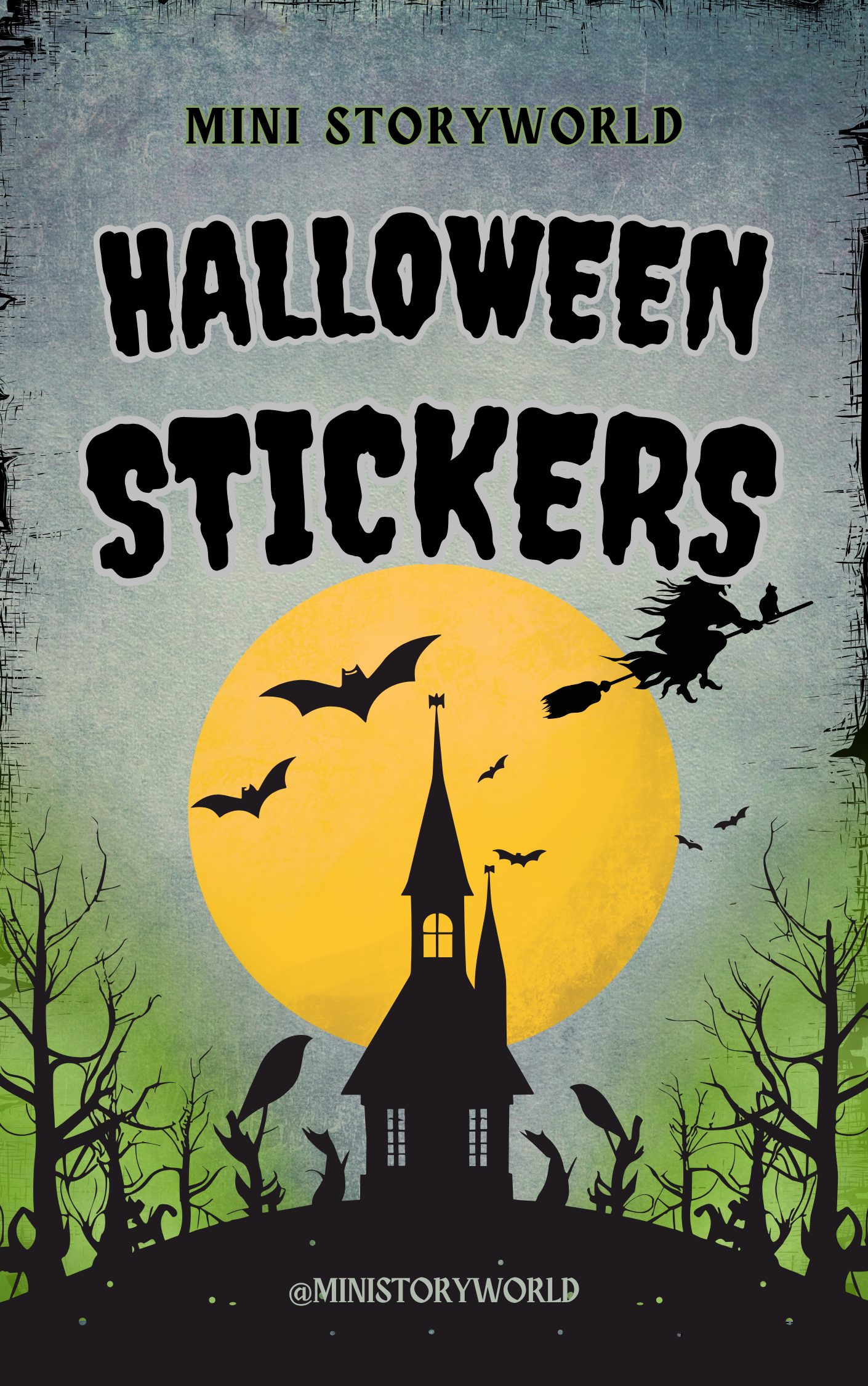 Halloween Stickers for Kids | Printable Spooky & Fun Stickers (Digital Download)
