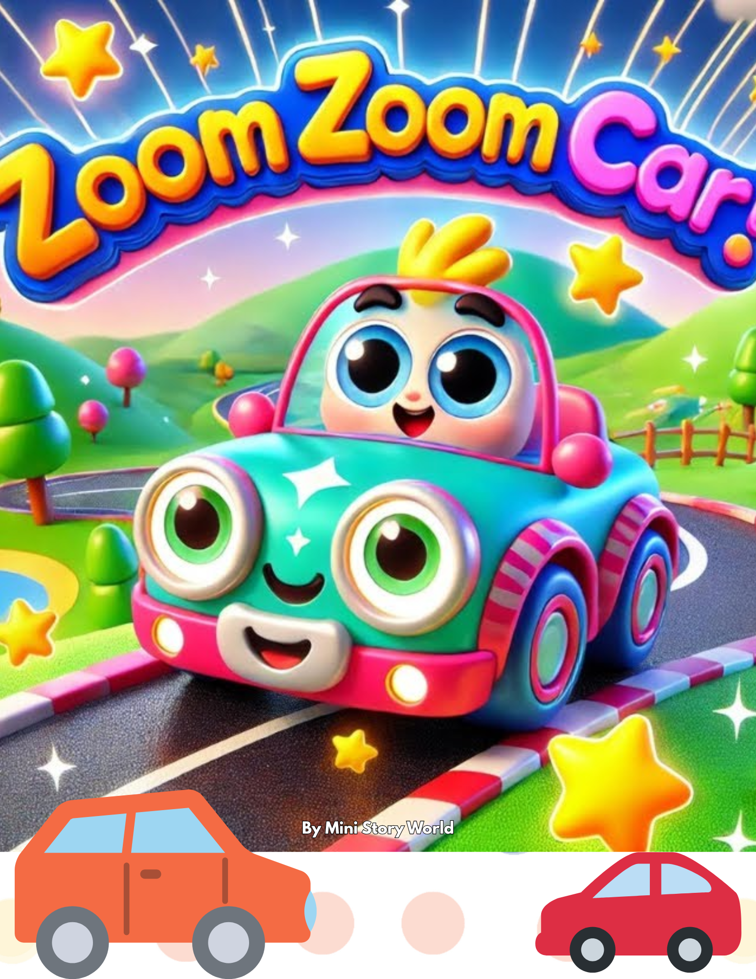 Kids Coloring Book – Zoom Zoom Cars | 11 Fun Vehicle Printables for Ages 3–7