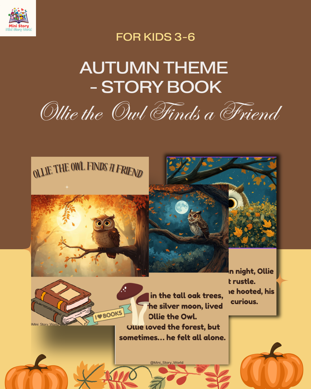 Ollie the Owl Finds a Friend | Kids Story Book about Friendship & Kindness