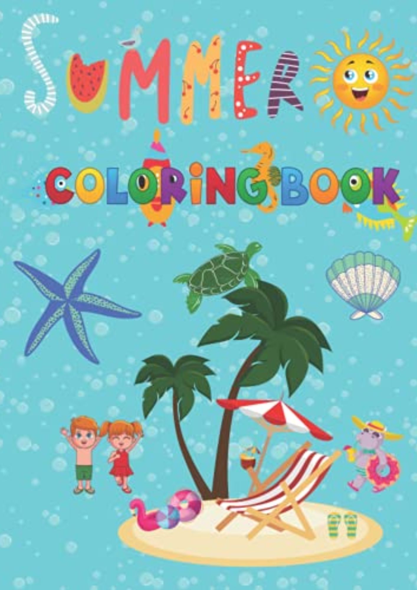 Summer Coloring Book for Kids | Fun Beach, Sunshine & Ice Cream Printables