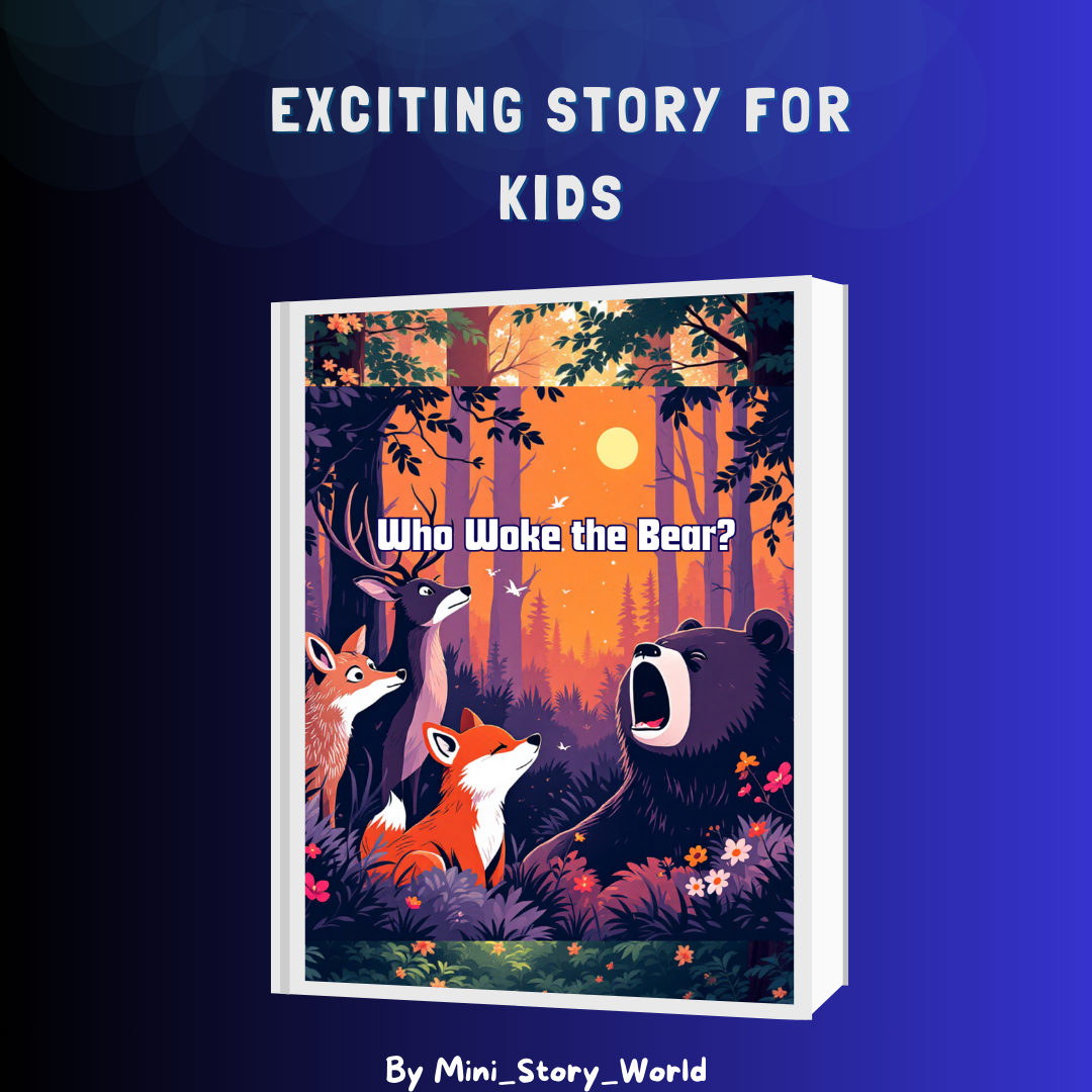 Who Woke the Bear? | Printable Kids Story Book (Ages 3–7)