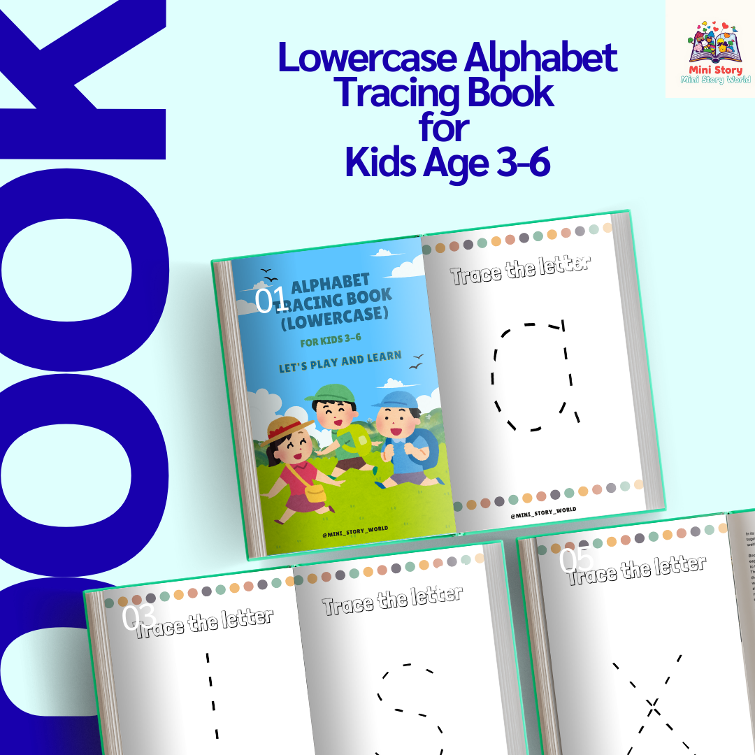 Alphabet Tracing Book for Kids | Lowercase Letters a–z