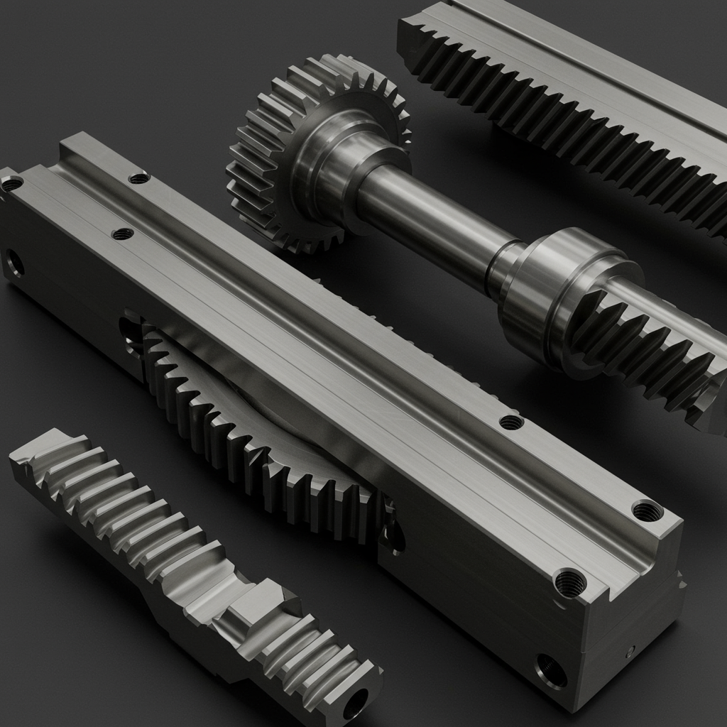 Precision Gear Rack and Pinion Set
