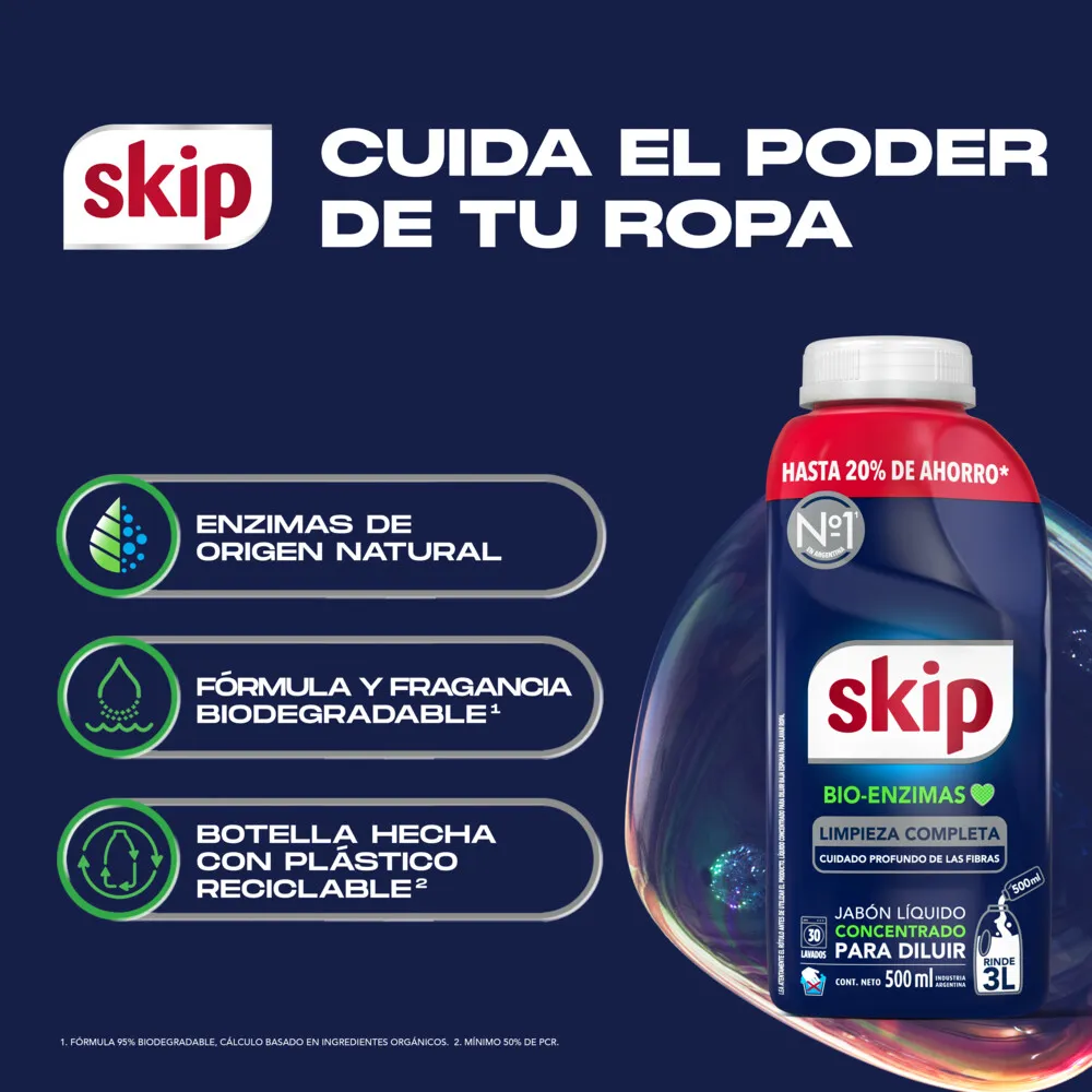 Jabón líquido concentrado Skip