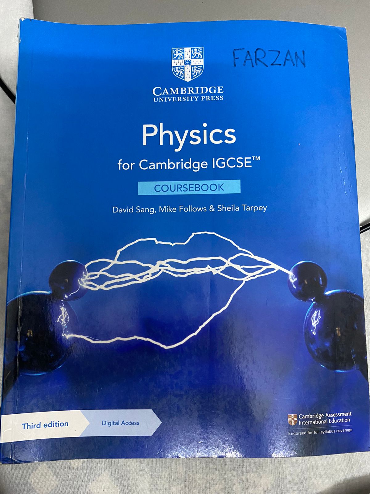 Physics for Cambridge IGCSE Coursebook