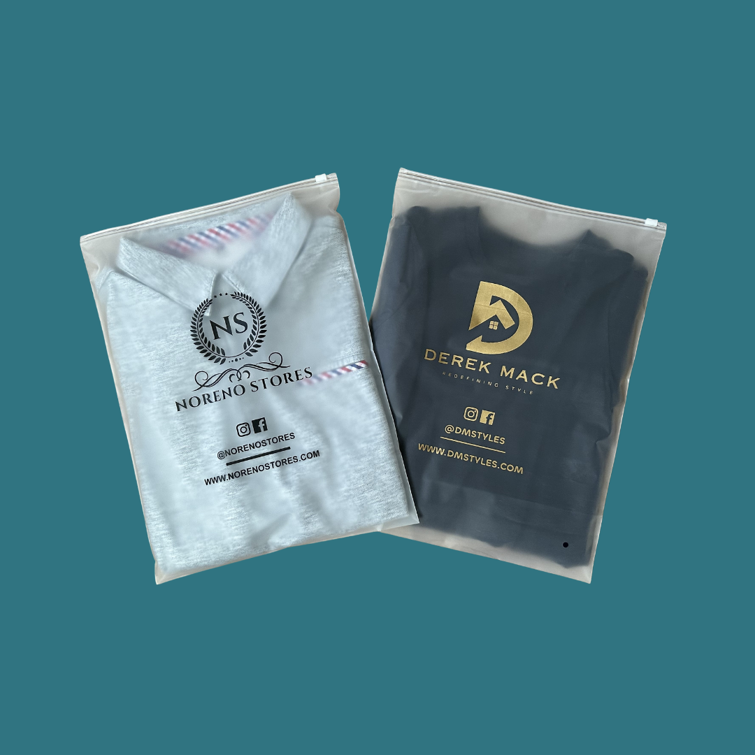 Custom Frosted Zipper Bags
