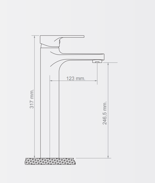 BERIL CAUNTERTOP BASIN 