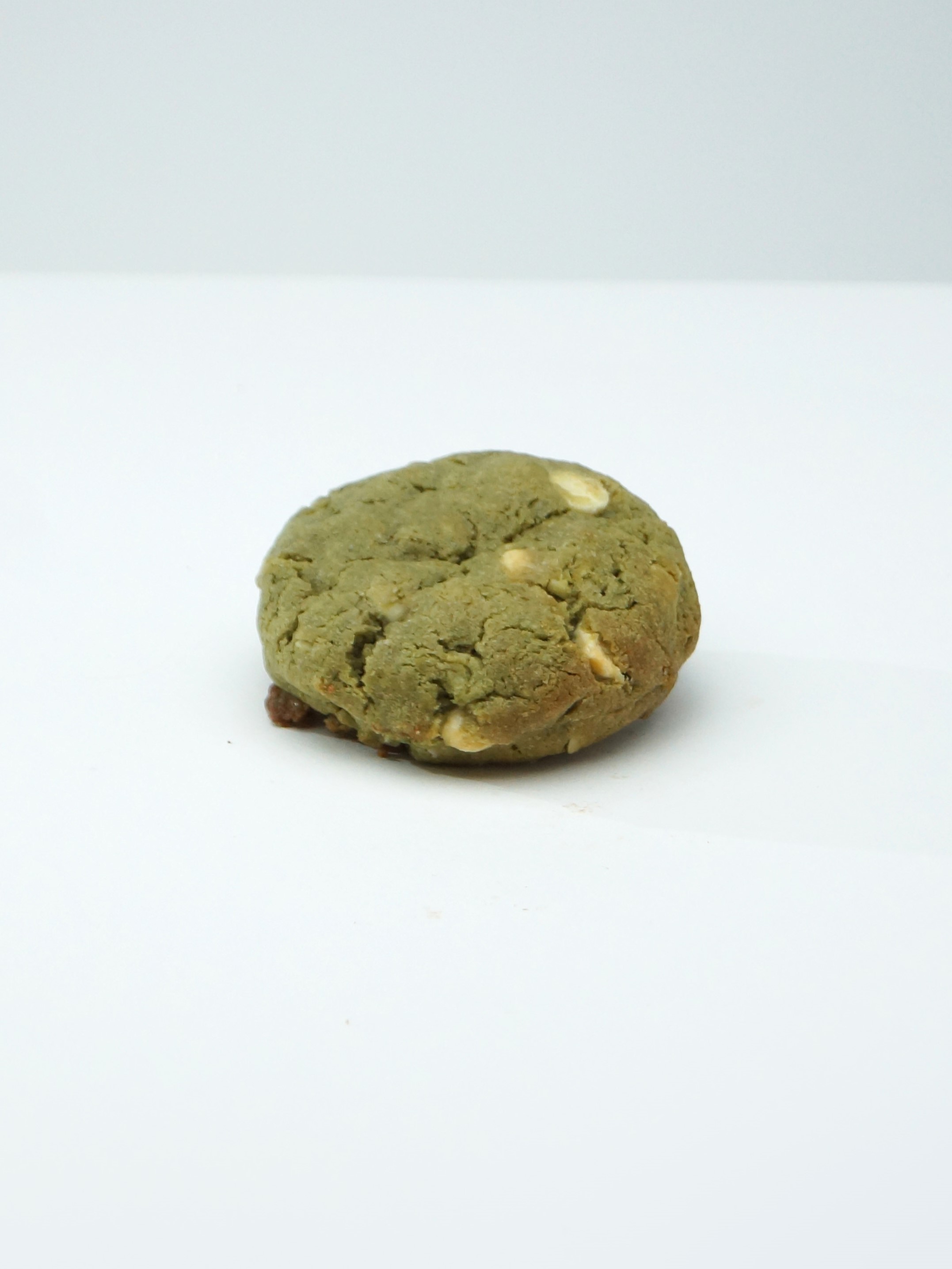 Matcha witte chocolade en amandelen