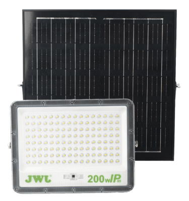 Reflector con Panel Solar 200 W / Batería 3.2 V CD / T.C.C. 6 500 K / IP66.