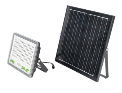 Reflector con Panel Solar 200 W / Batería 3.2 V CD / T.C.C. 6 500 K / IP66.
