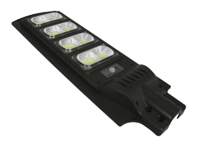 Luminaria con Panel Solar y Sensor de Movimiento de 160 W/ Luz fría 6 500 K/ Dimensiones 720 x 240 mm / Ángulo de Luz 120°.