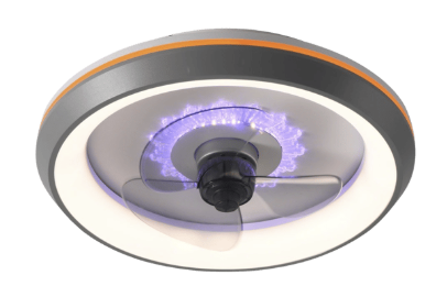 Ventilador de Techo con Luminario LED de 110 V CA 50/60 Hz / 88 W /4500 Lm / 6500 - 4 000 - 2 700 K /6 Tonos de Luz / 500 mm / 6 Velocidades / Dimeable.
