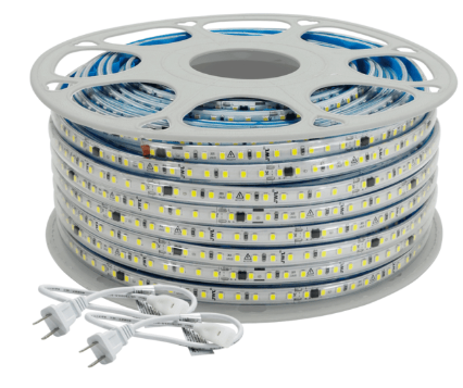 Manguera Led para uso Interior o Exterior / 50 m/ 127 V CA / T.C.C. 6500 K / Color Blanco.