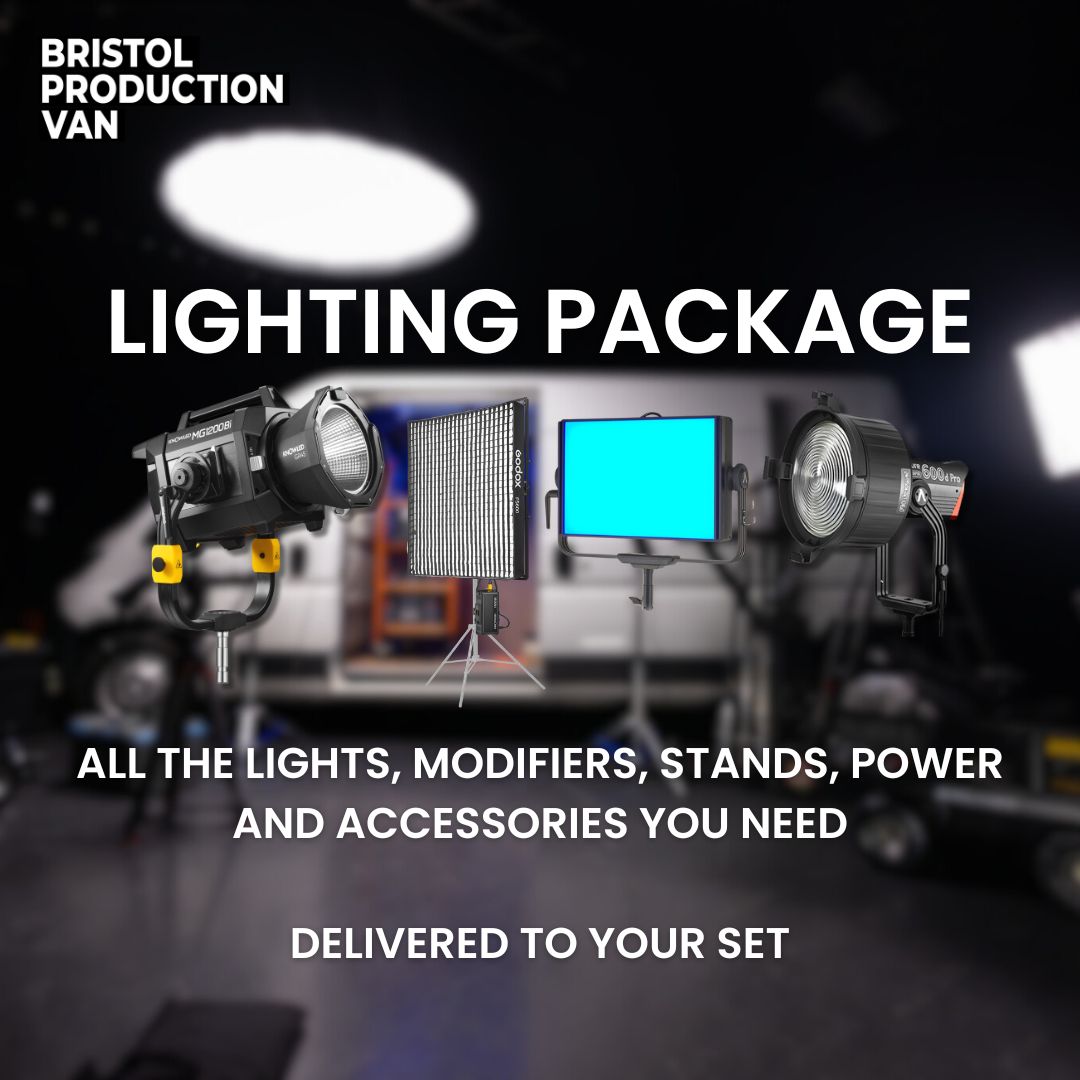 Bristol Production Van - Lighting Package (Day Hire)