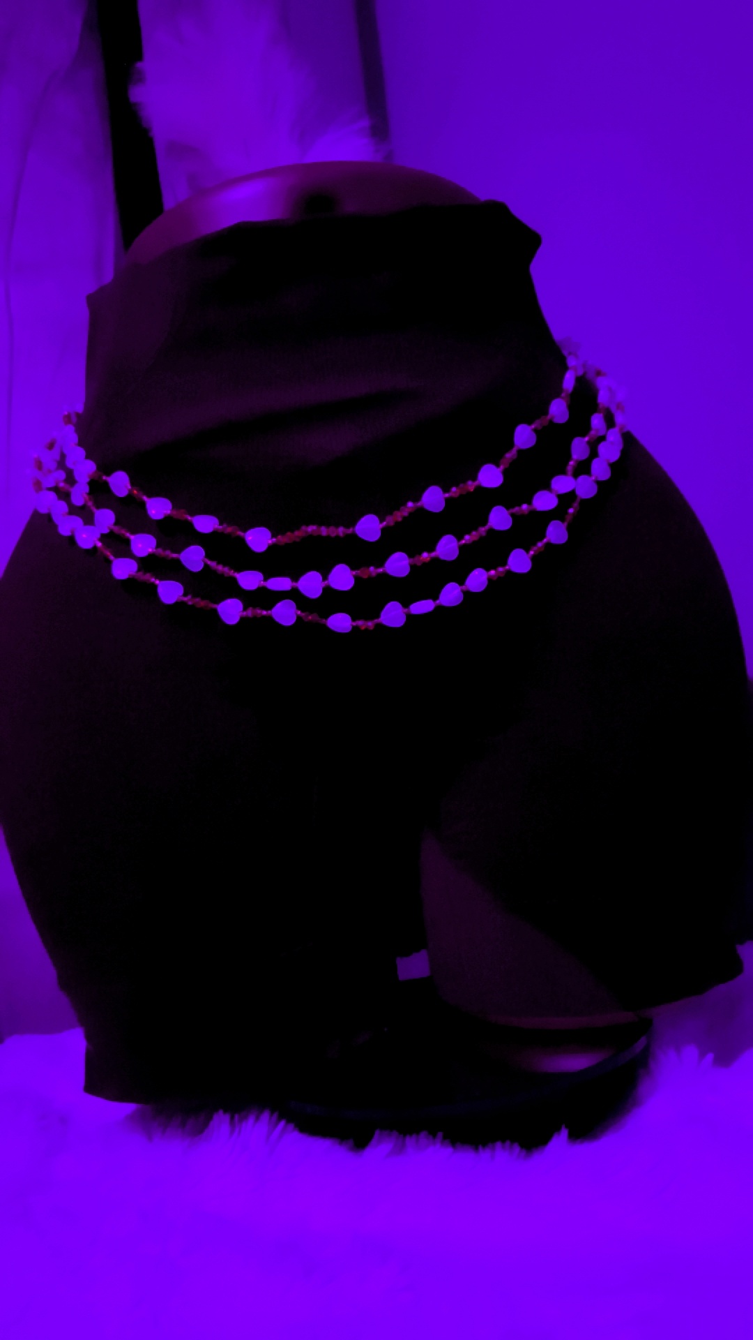 Baya ROHO - vert fluorescent  triples rang coeur