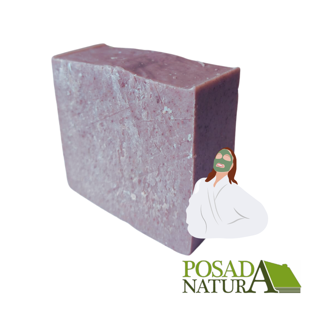 Jabón Artesanal De Barro Rojo