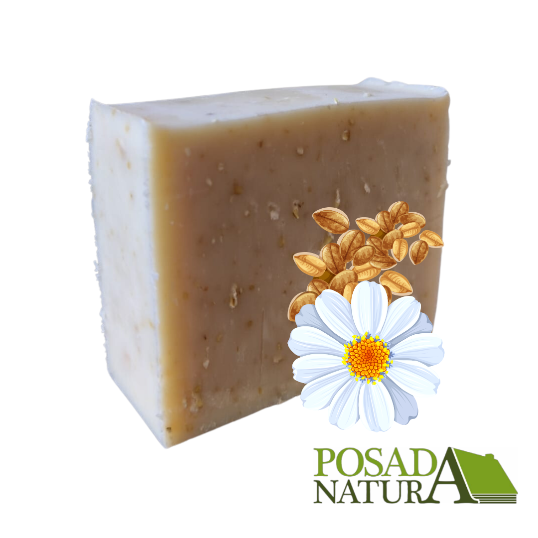 Jabón Artesanal de Avena y Manzanilla
