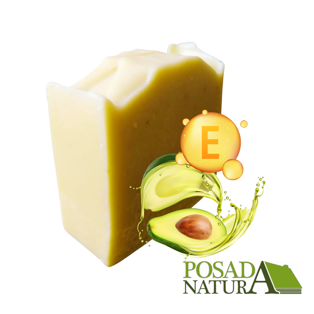 Jabón Artesanal de Aguacate Natural y Vitamina E