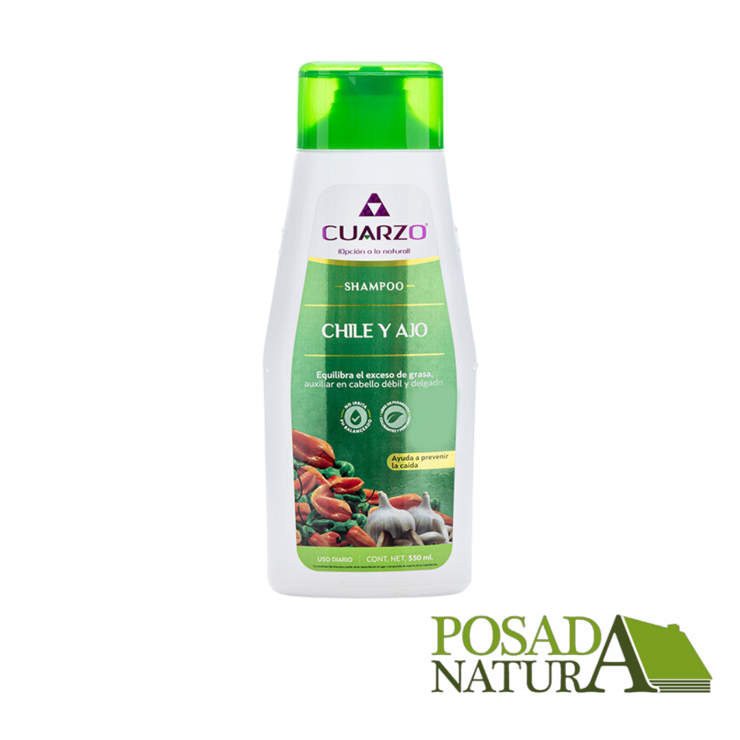 Shampoo de Chile y Ajo