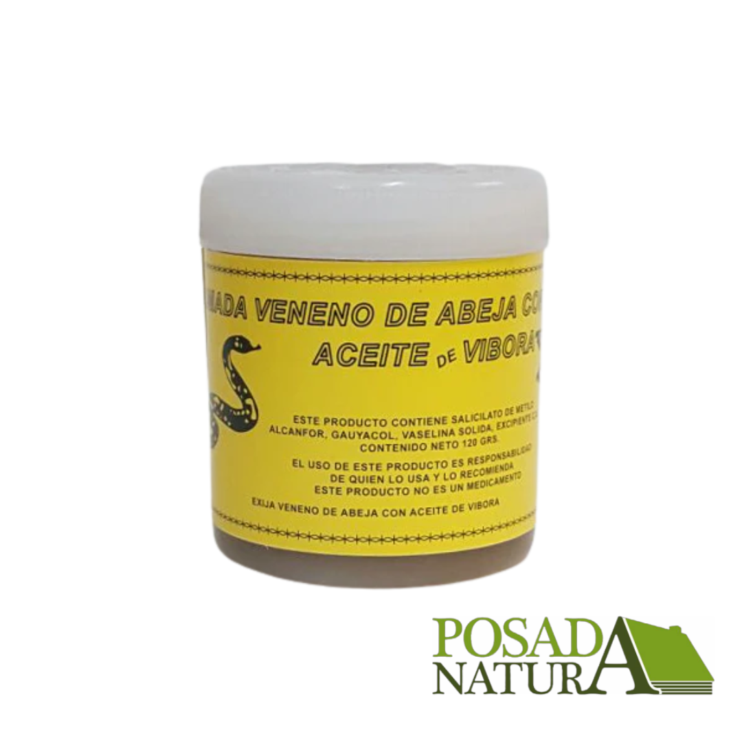 Pomada de Veneno de Abeja con Aceite de Víbora