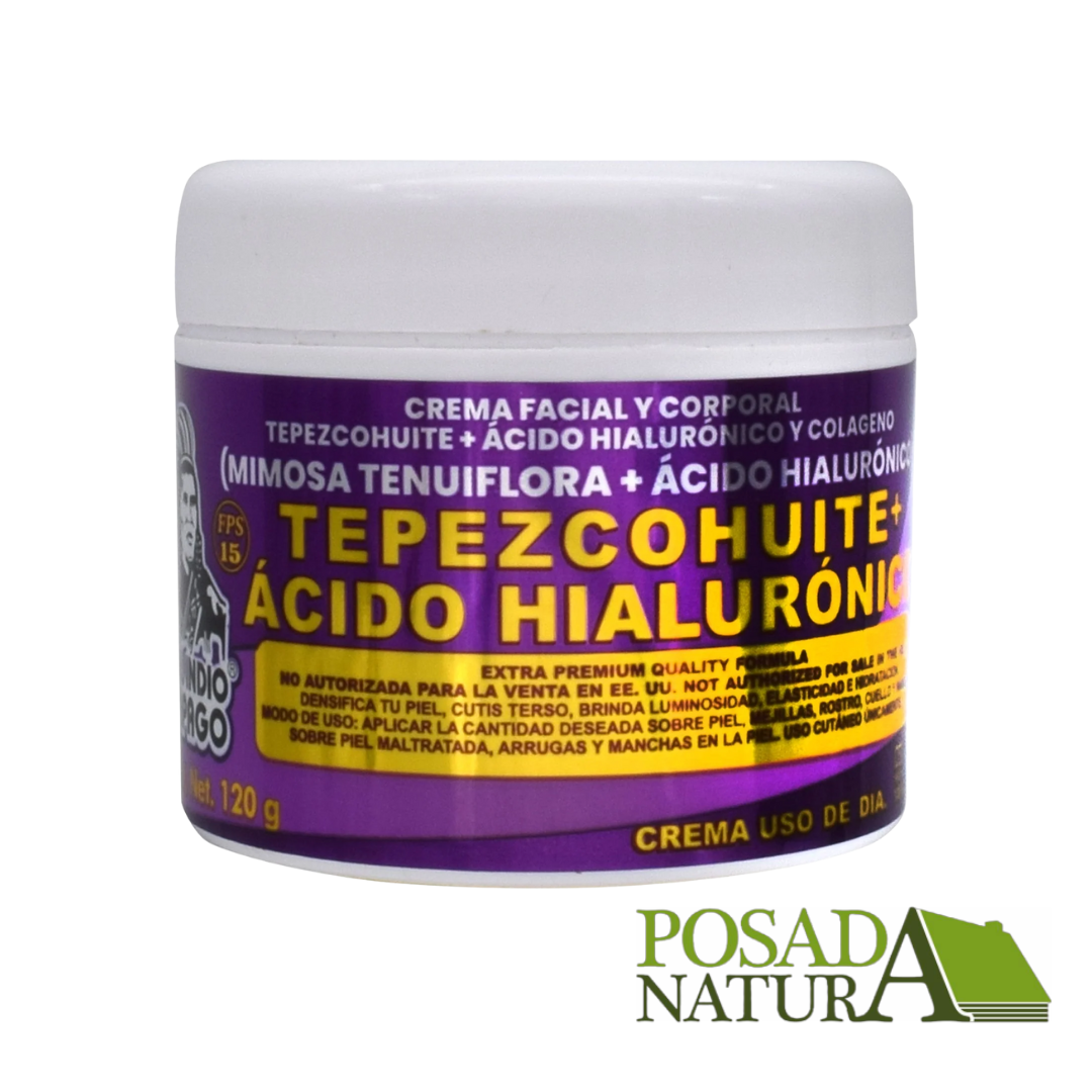 Crema De Tepezcohuite Acido Hialuronico Dia 