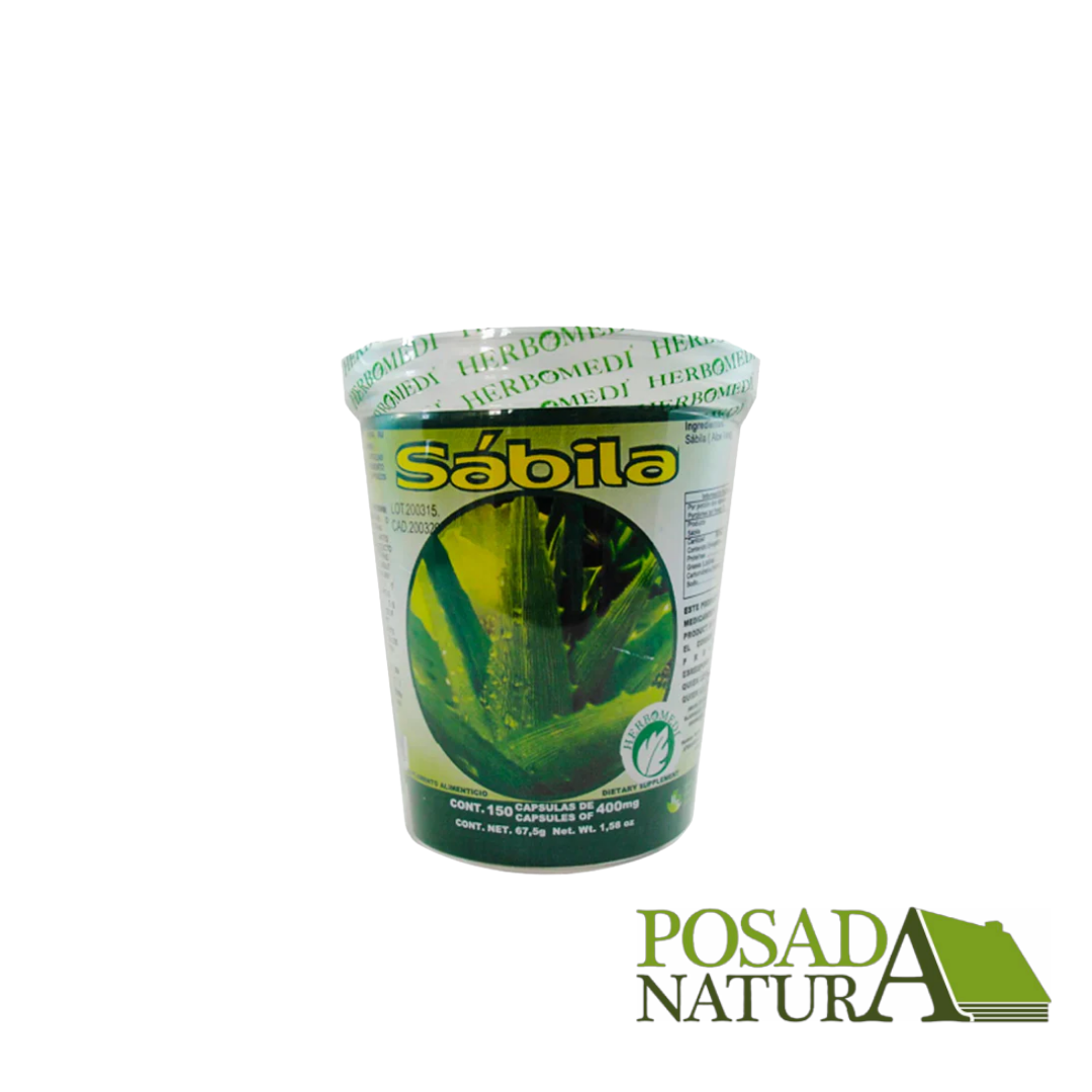 Capsulas de Sábila 