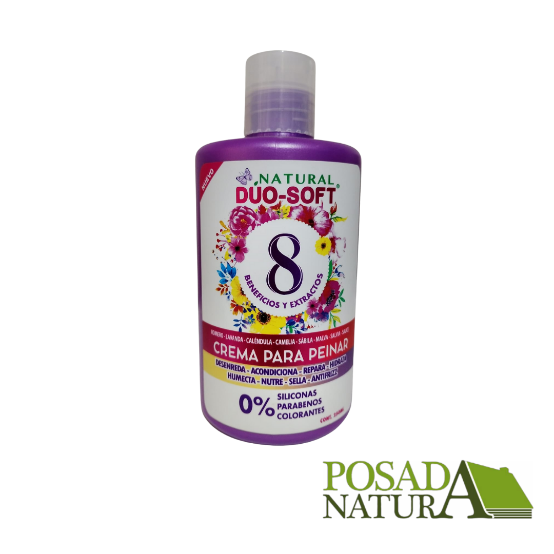 Crema para Peinar 8 beneficios y Extractos 