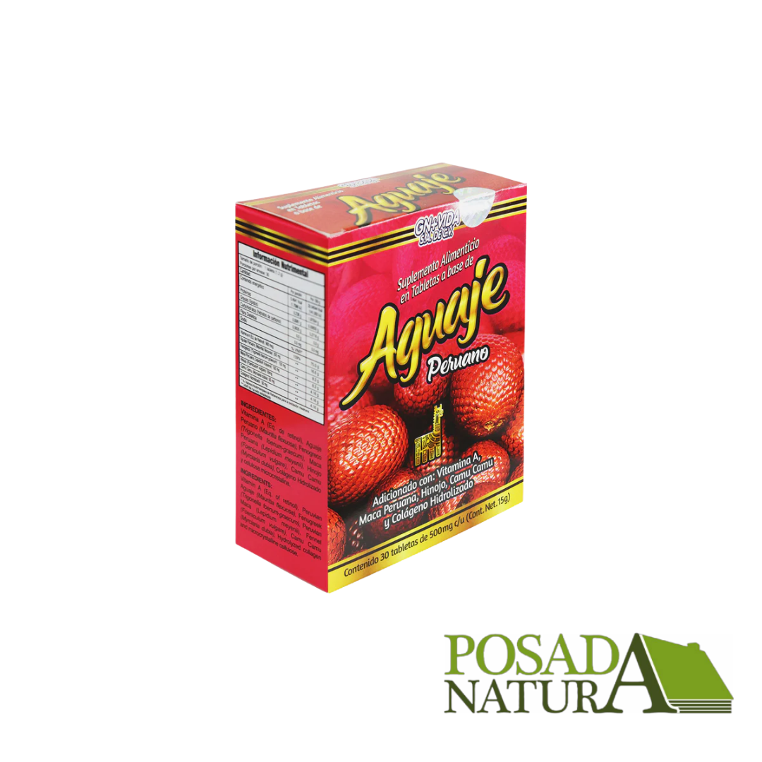 Tabletas Aguaje Peruano