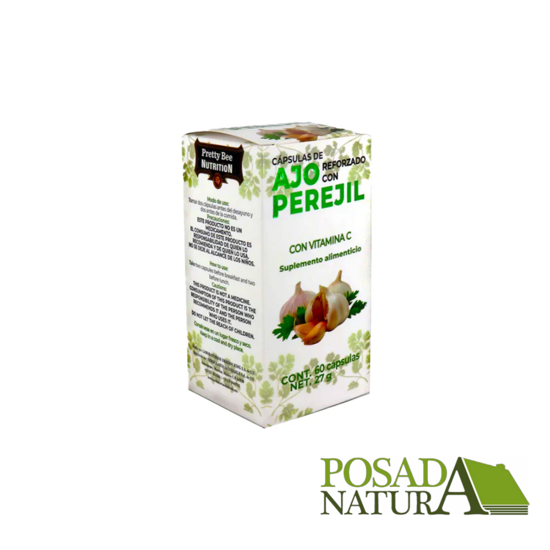 Capsulas de Ajo con Perejil y Vitamina E