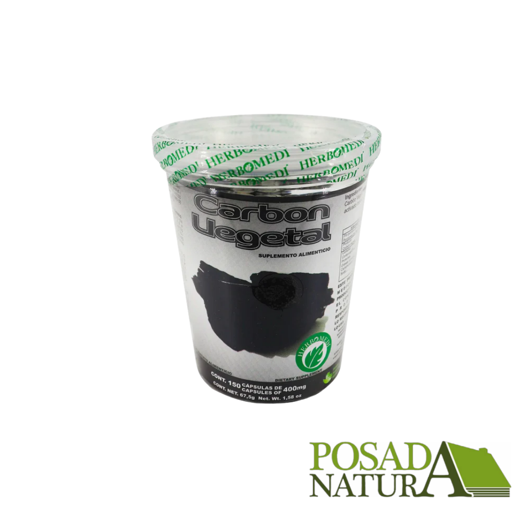 Capsulas de Carbón Vegetal