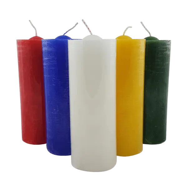 Vela 21 dias, 29cm, 2kg, todas as cores.