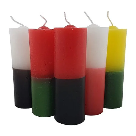 Vela Cruzada 21 dias, 29cm, 2kg, todas as cores.