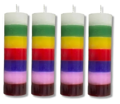 Vela Cigana Votiva 7 Dias, 13.5cm, todas as cores.